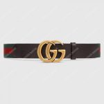 Gucci Web Belt with Double G Buckle