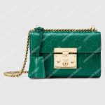 Gucci Padlock Small Signature Shoulder Bag Emerald Green