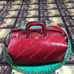 Gucci Soft Leather Backpack Red