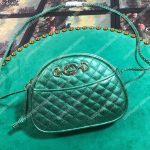 Gucci Laminated Leather Mini Bag Green