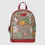 Gucci Tian GG Supreme Backpack Ebony/Beige