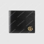 Gucci GG Marmont Leather Bi-Fold Wallet Black