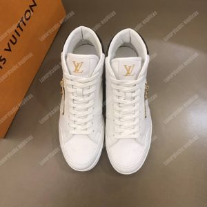 LV Rivoli Zip On The Side Sneaker Boot White - Image 3