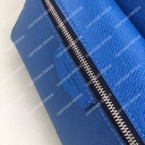 LV Outdoor Messenger PM Taiga Leather Cobalt - Image 8