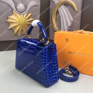 LV Capucines BB Crocodilien Brillant Saphir - Image 3