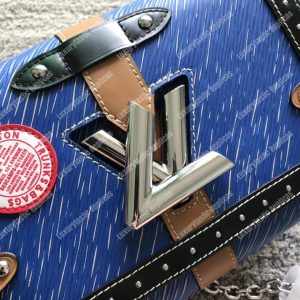 LV Twist MM Epi Leather Denim - Image 5