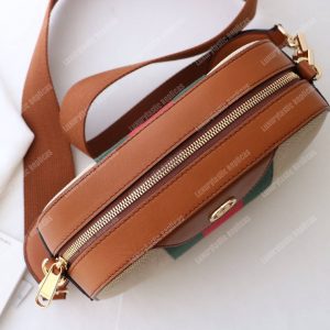Gucci Vintage Canvas Shoulder Bag - Image 8