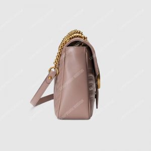 Gucci GG Marmont Medium Matelasse Shoulder Bag Dusty Pink - Image 5