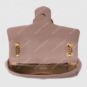 Gucci GG Marmont Medium Matelasse Shoulder Bag Dusty Pink - Image 8