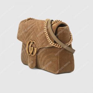 Gucci GG Marmont Velvet Medium Shoulder Bag - Image 3