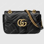 Gucci GG Marmont Matelassé Mini Bag Black