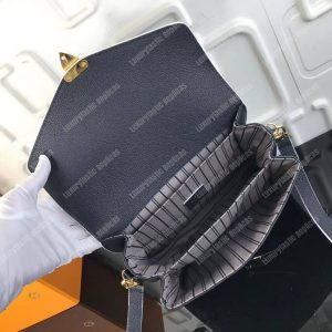 LV Pochette Metis Monogram Empreinte Leather Noir - Image 7