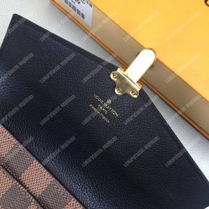 LV Clapton Wallet Damier Ebene Noir - Image 4