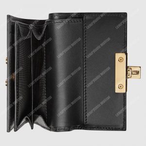 Gucci GG Padlock Wallet Black - Image 3
