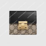 Gucci GG Padlock Wallet Beige/Ebony