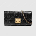 Gucci GG Padlock Continental Wallet Black