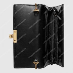 Gucci GG Padlock Continental Wallet Black - Image 5