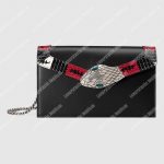 Gucci Lilith Leather Shoulder Bag Black