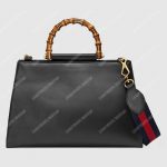 Gucci Nymphaea Leather Top Handle Bag