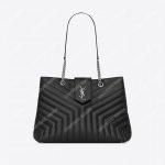 Saint Laurent Large Loulou Shopping Bag Black