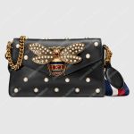 Gucci Broadway Leather Mini Bag Black