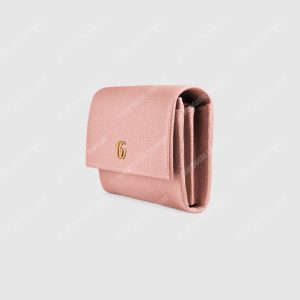 Gucci GG Leather Continental Wallet Light Pink - Image 3