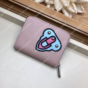 LV Special Edition Zippy Coin Purse Epi Leather Rose Ballerine - Image 6