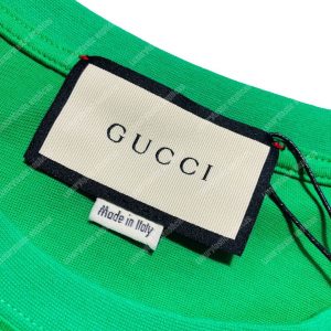 Gucci Cotton T-Shirt Green - Image 5