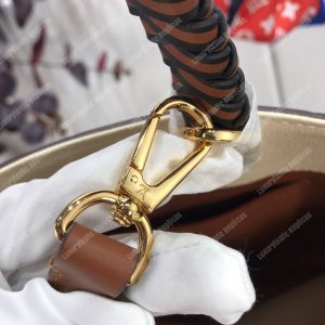 LV Montaigne MM Monogram Empreinte leather Creme - Image 5