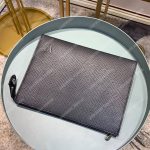 LV Pochette Voyage MM Epi Leather Black