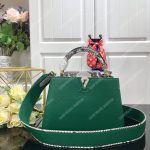 LV Capucines BB Taurillon Python Lauxor