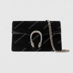 Gucci Dionysus Suede Super Mini Bag Black