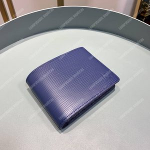 LV Multiple Wallet Blue Oxford - Image 3