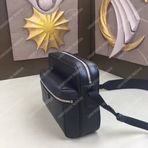 LV Outdoor Messenger PM Taiga Leather Noir - Image 7