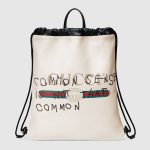 Gucci Coco Capitán Logo Backpack White