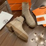 Hermes Veo Ankle Boot Baige