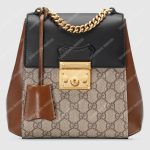 Gucci Padlock GG Supreme Backpack Beige/Ebony