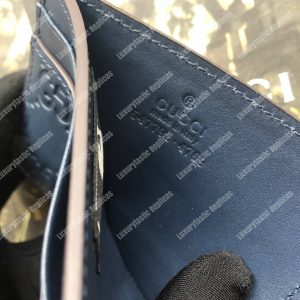 Gucci Card Case With NY Yankees Patch Royal Blue - Image 5