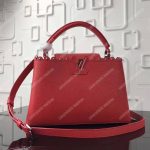 LV Capucines PM Red