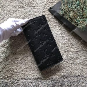 LV Brazza Wallet Monogram Shadow Black - Image 3