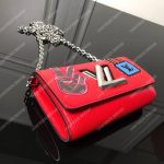 LV Twist Chain Wallet Epi Leather Travel and Trunk-Making Heritage Red