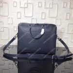 LV Porte-Documents Jour Epi Leather Navy Blue