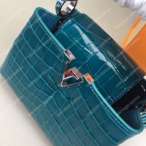 LV Capucines Mini Crocodilien Brillant Cactus - Image 8