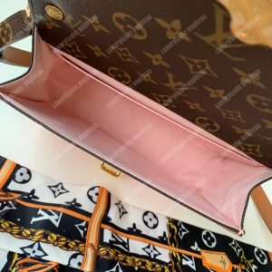 LV Cherrywood BB Smooth Patent Monogram Rose Ballerine - Image 4