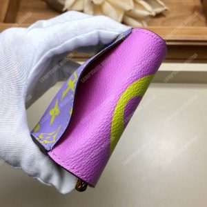 LV Summer 2019 Zoé Wallet Monogram Canvas Pink / Lila - Image 8