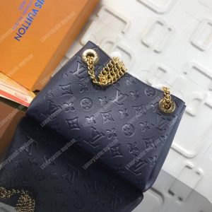 LV Surene BB Monogram Empreinte Leather Marine Rouge - Image 6
