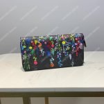 LV Flower Zippy Wallet Monogram Eclipse Canvas