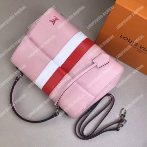 LV Cluny MM Epi Leather Rose Ballerine - Image 4