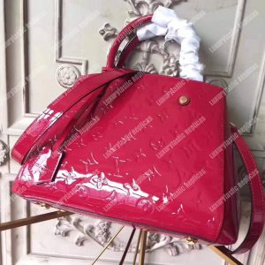 LV Montaigne BB Tote Bag Monogram Vernis - Image 7