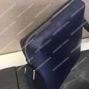 LV Pochette Grigori Cowhide Leather Dark Blue - Image 4